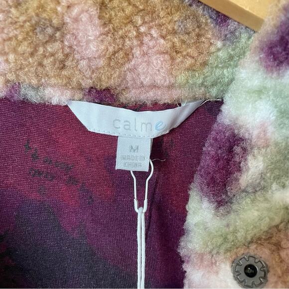 Johnny Was Calme Camo Fleece Jacket - Picture 7 of 9